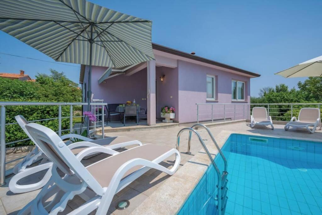 Adorable Holiday House Lilla-With Pool-Near Old Town Labin Labin (Istria) Exterior foto